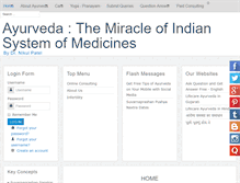 Tablet Screenshot of lifecareayurveda.com